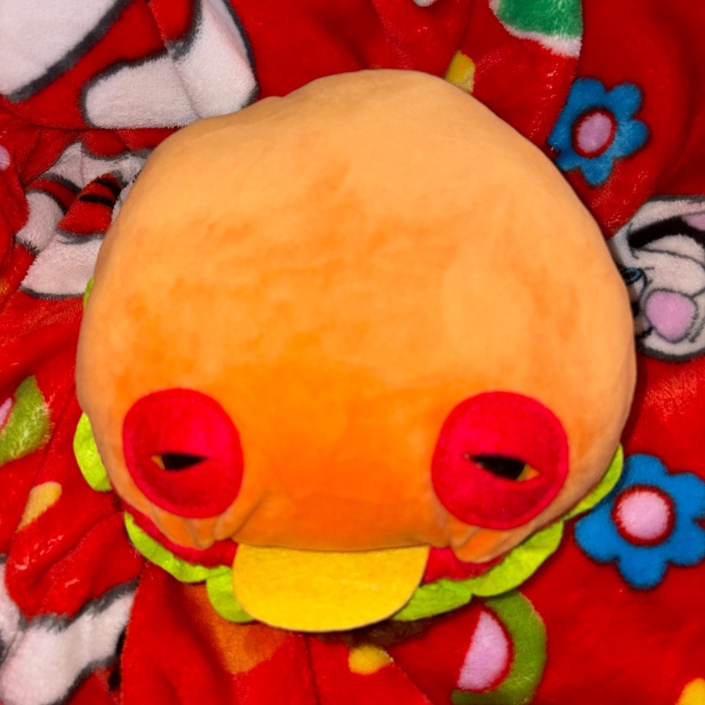 NEW! ZURU FUGGLER x FUGGALICIOUS | Hamburger! 9" Plush RARE QUICK SHIP - Picture 2 of 6